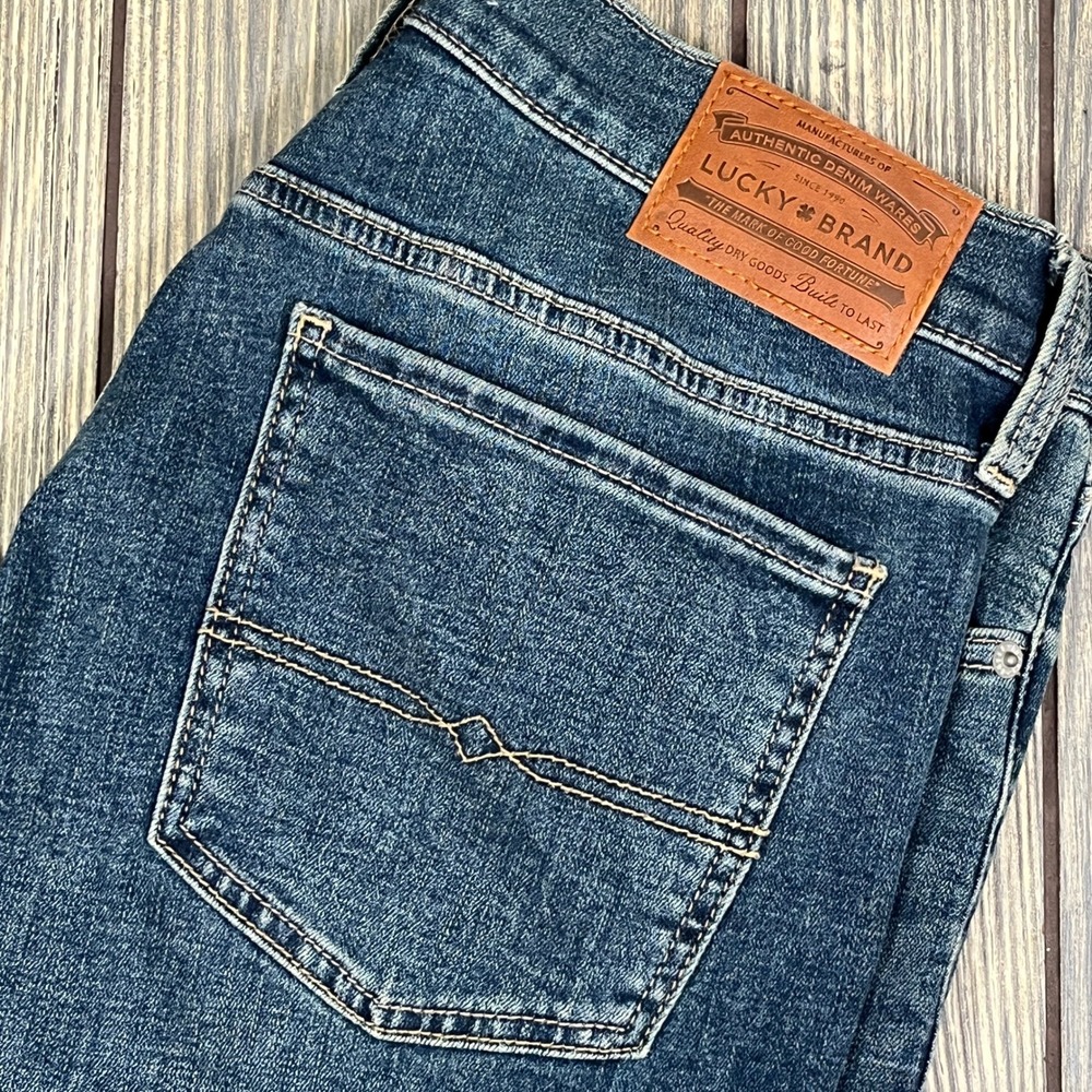 Lucky Brand Sweet Mid‎ Rise Boot Jeans Women 10/30 Blue Denim Stretch Casual